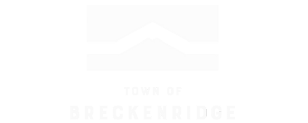 white logo of Breckenridge