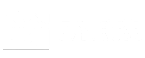 white logo of Frisco